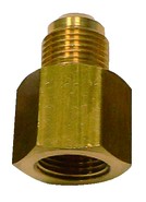 RACCORDO DRITTO IN OTTONE MF 1/2" PER TUBI IN RAME