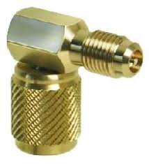 RACCORDO IN OTTONE 90° 1/4"  MASCHIO PER 1/4"  F.G.