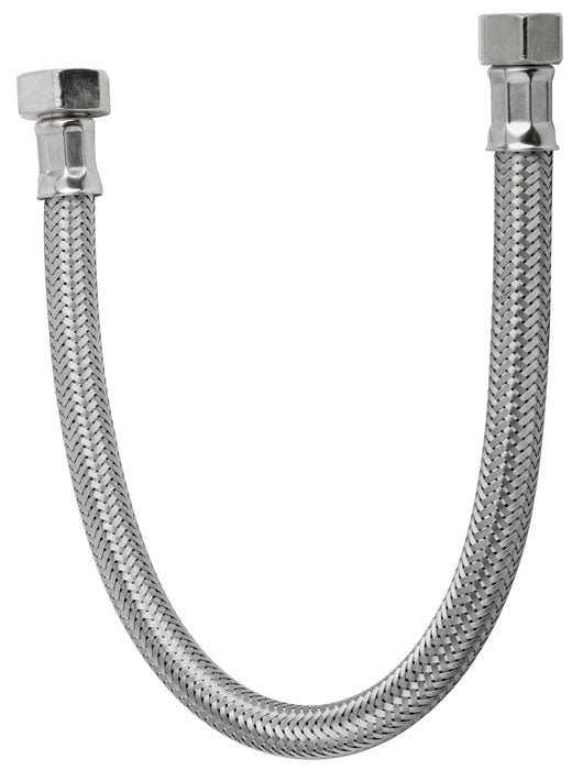 FLESSIBILE IN ACCIAIO AISI 304 3/8"F X 1/2"F  35 CM.  DN10