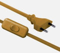 CAVO PER LAMPADA CON INTERRUTTORE 1,5MT ORO