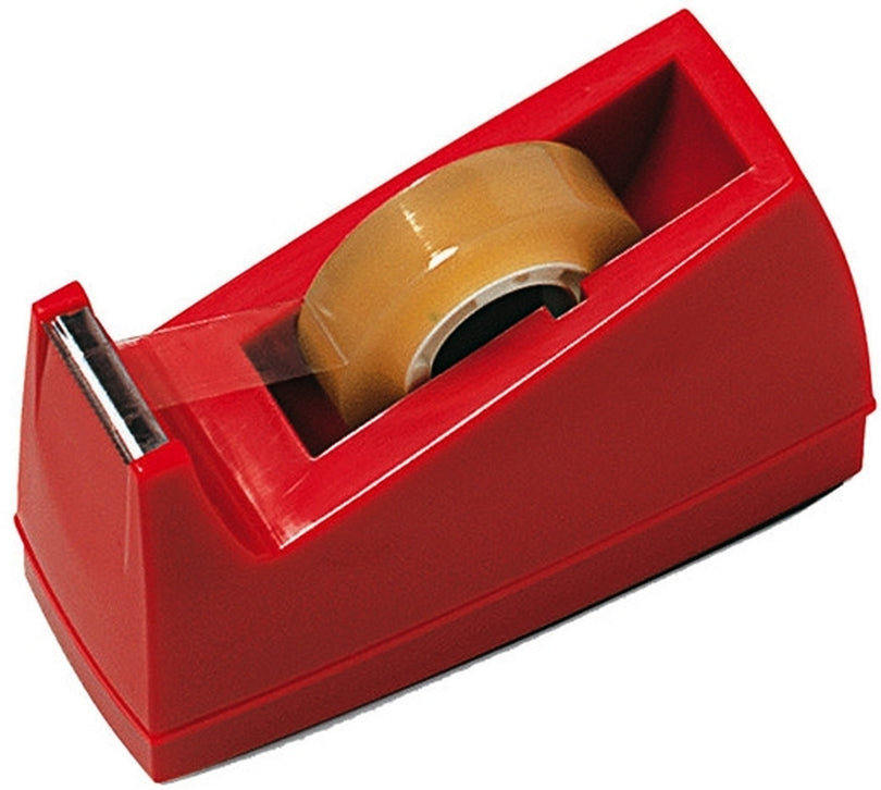 DISPENSER ROSSO PER NASTRO ADESIVO 33/66 METRI