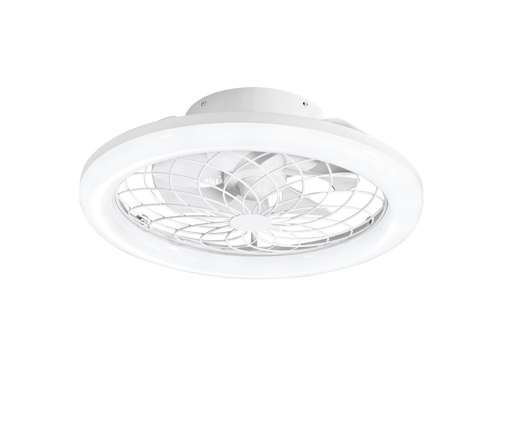 PLAFONIERA LED CON VENTILATORE INTEC ETESIA 30W CCT WI-FI BIANCA Ø49 CM