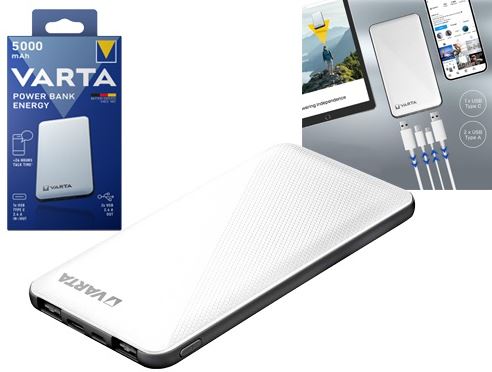 POWER BANK ENERGY VARTA 5000MAH