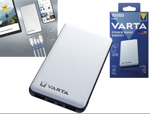 POWER BANK ENERGY VARTA 10000MAH