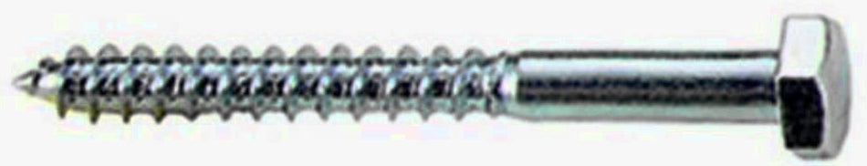 TIRAFONDO ZINCATO TESTA ESAGONALE DIN 571  Ø 8 x 120 mm