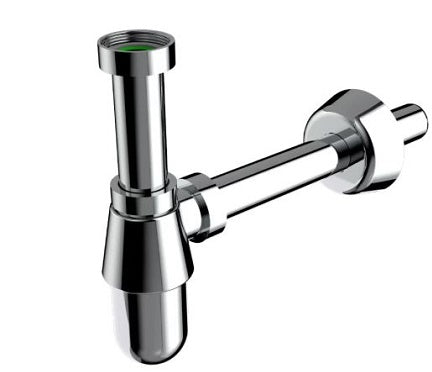 SIFONE A BOTTIGLIA CROMATO ABS LUX 1"1/4X32