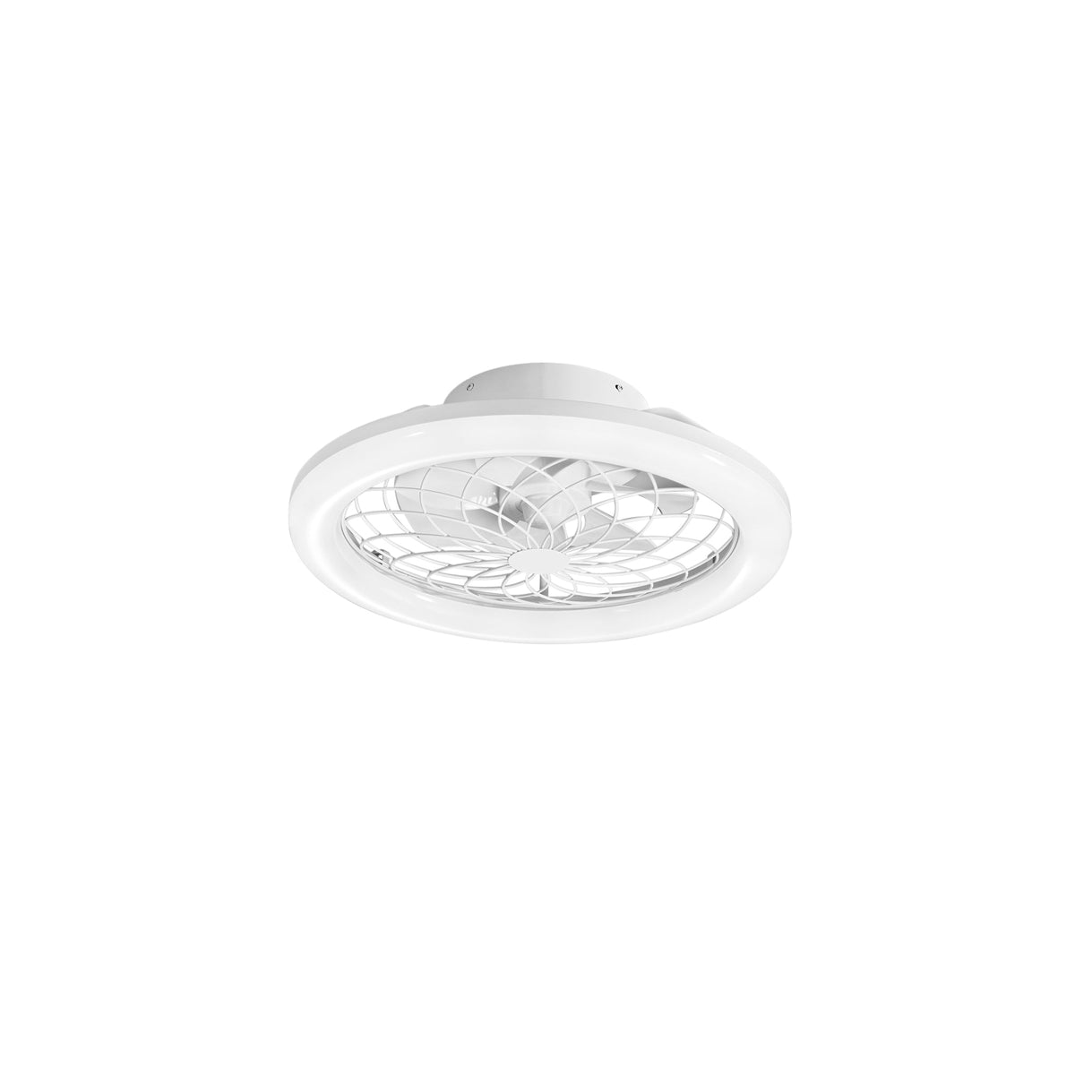 PLAFONIERA LED CON VENTILATORE INTEC ETESIA 30W CCT WI-FI BIANCA Ø49 CM