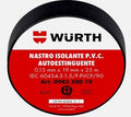 NASTRO ISOLANTE PVC IMQ NERO 19MMX25M WURTH