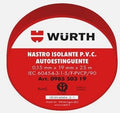 NASTRO ISOLANTE PVC IMQ ROSSO 19MMX25M WURTH