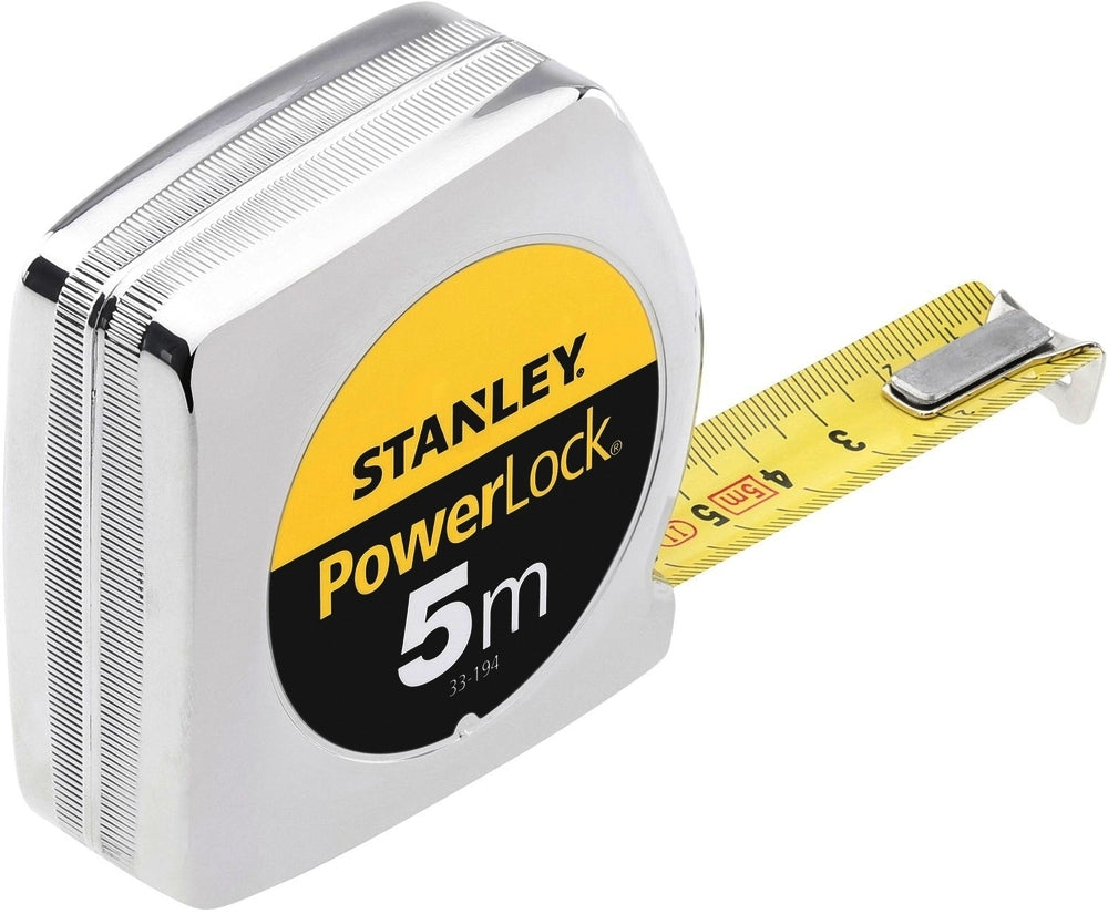 FLESSOMETRO STANLEY POWERLOCK 25 mm × 5 METRI