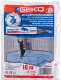 TELO COPRITUTTO MULTIUSO 16 m² (4×4 m) IN POLIETILENE A BASSA DENSITÀ (LDPE)
