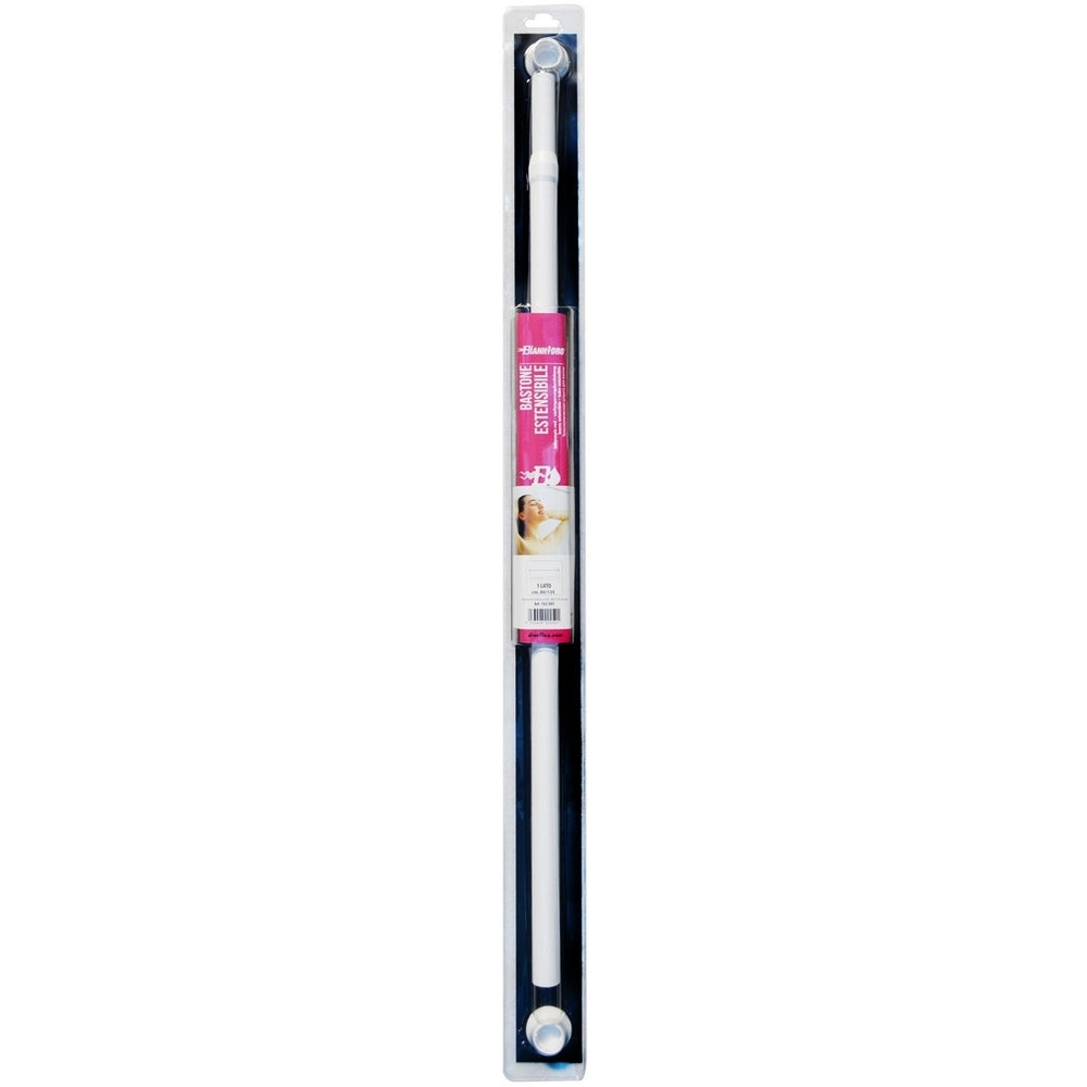 BASTONE PER DOCCIA AD 1 LATO ESTENSIBILE 80-135 cm