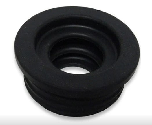 MORSETTO IN GOMMA NERA 46 x 26/32