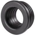 MORSETTO IN GOMMA NERA Ø 40 mm PER CANOTTI Ø 26-30-32 mm