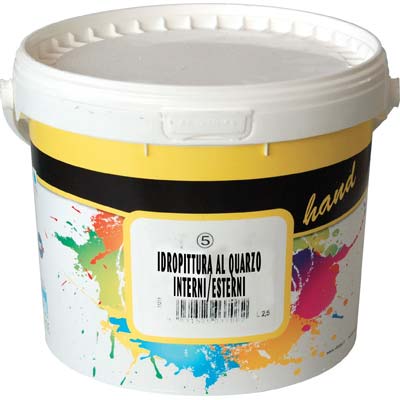 IDROPITTURA QUARZO HAND BIANCO LT 2,5