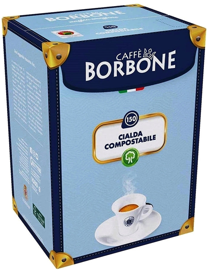 BOX 150 CIALDE CAFFE' BORBONE MISCELA BLU