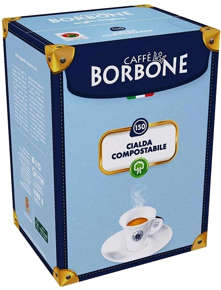 BOX 150 CIALDE CAFFE' BORBONE MISCELA BLU