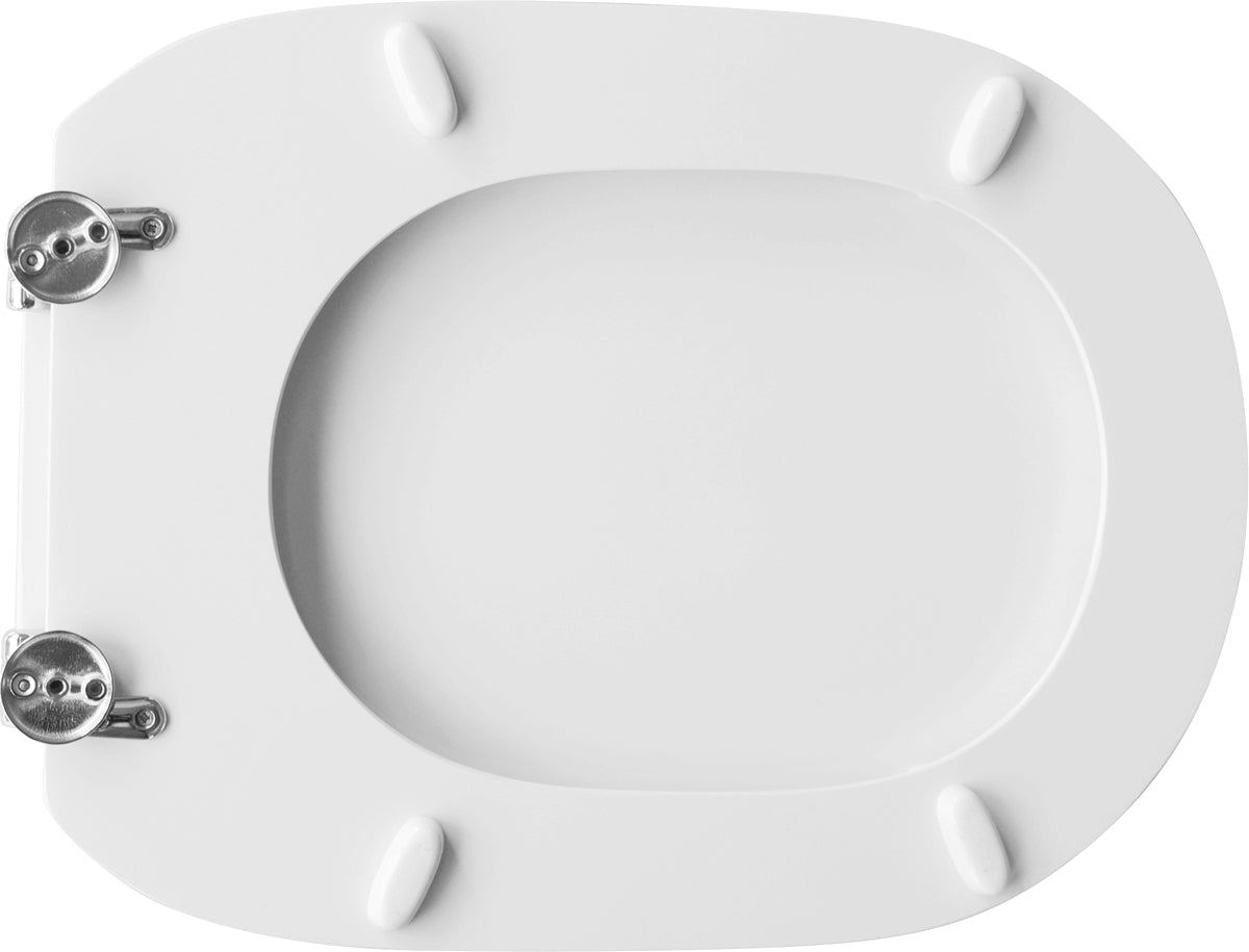 SEDILE WC IN LEGNO BIANCO PER VASO CATALANO SERIE CANOVA