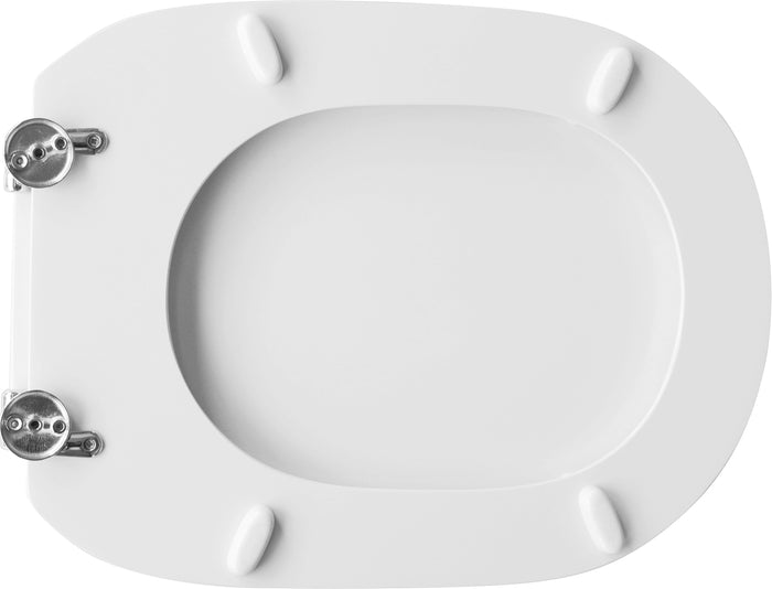 SEDILE WC IN LEGNO BIANCO PER VASO CATALANO SERIE CANOVA