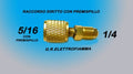 RIDUZIONE PER CONDIZIONATORE 5/16" F x 1/4" M