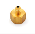 ADATTATORE PER BOMBOLA GAS KG 1 R600A 7/16" SAE F X 1/4" SAE M