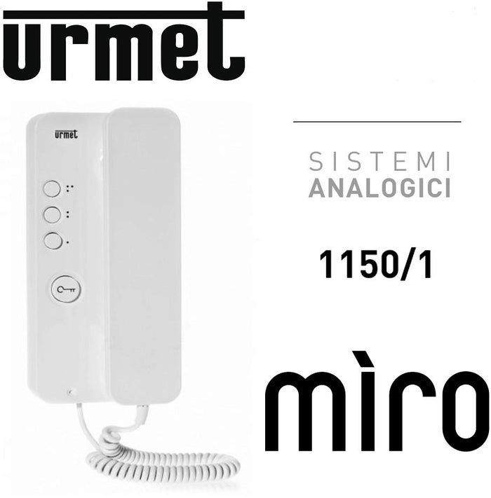 CITOFONO MÌRO PER SISTEMI 4+N CON TASTO APRIPORTA E TASTO SUPPLEMENTARE