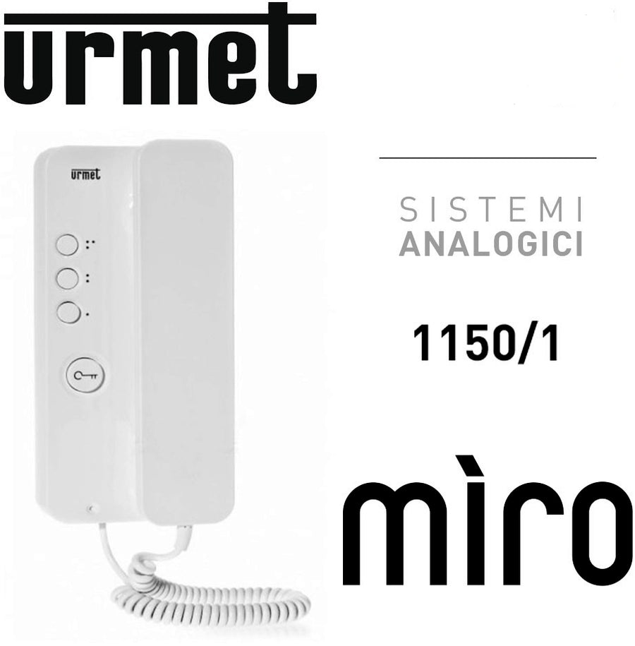 CITOFONO MÌRO PER SISTEMI 4+N CON TASTO APRIPORTA E TASTO SUPPLEMENTARE