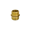 NIPPLO DOPPIO FILETTO 2" X 2" IN OTTONE NUDO IDROTRADE