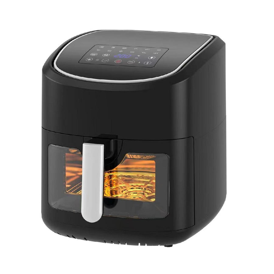 GAIA FRIGGITRICE AD ARIA 8L/2,5KG, 1800W, CON FINESTRA TRASPERENTE, 50-200°C, TIMER 60 MIN