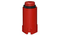 TAPPO PROVA IMPIANTI ROSSO 1/2" CON O'RING IN PP IDROTRADE