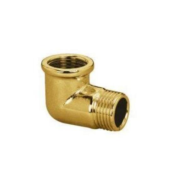 GOMITO MASCHIO-FEMMINA 1/2” IN OTTONE NUDO ”ECO” IDROTRADE