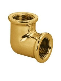 GOMITO FEMMINA-FEMMINA 3/4” IN OTTONE NUDO ”ECO” IDROTRADE