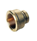 MANICOTTO RIDOTTO 3/4" x 1/2” FEMMINA-FEMMINA IN OTTONE NUDO - IDROTRADE