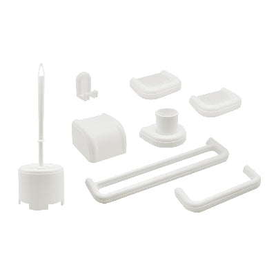 SET BAGNO 8 PEZZI SERIE IMMA MODELLO NEW BIANCO