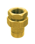 BOCCHETTONE DRITTO 3/4” M-F IN OTTONE NUDO IDROTRADE