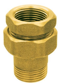 BOCCHETTONE DRITTO M-F 1”1/4 IN OTTONE NUDO - IDROTRADE
