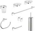 SET ACCESSORI DA BAGNO 8 PEZZI CROMO METAFORM SERIE ZERO