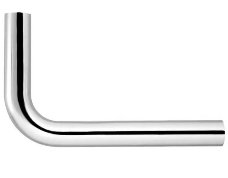 CANOTTO CURVO DIAMETRO 26X150X250 OTTONE CROMATO