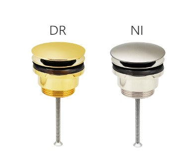 PILETTA CLIC CLAC IN OTTONE CERTIFICATO NF 1" 1/4
