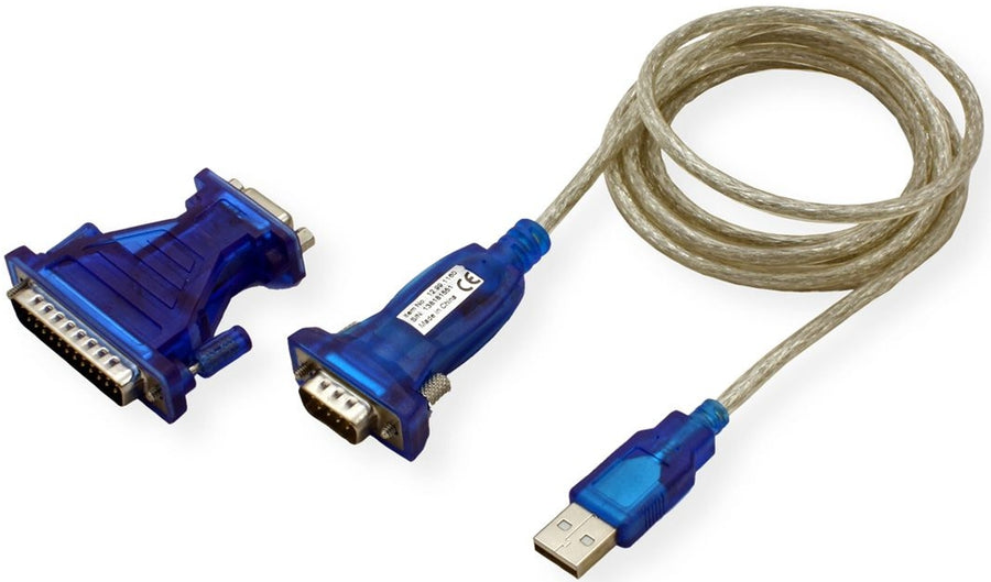 CAVO ADATTATORE DA USB A SERIALE MASCHIO-MASCHIO 1,8 METRI