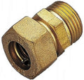 RACCORDO DRITTO MASCHIO PER ACQUA CON TENUTA O-RING 1/2"×14