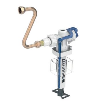 RUBINETTO GALLEGGIANTE GEBERIT TIPO 383 CON TUBETTO Bianco