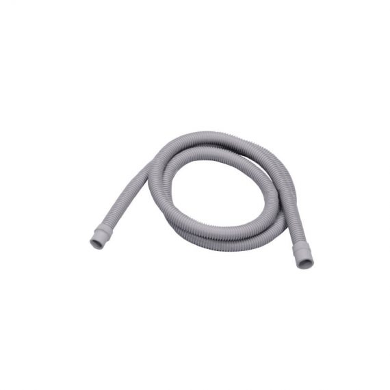 TUBO SCARICO LAVATRICE 200 cm CON RACCORDI IN GOMMA