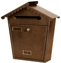 CASSETTA POSTALE CON TETTO 37×13×38 cm SERRATURA A CILINDRO