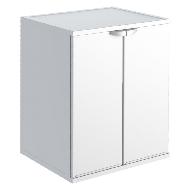 KIT COPRILAVATRICE IN RESINA BIANCO 66×68×88 cm