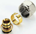 ADATTATORE NICHELATO 1/2"×16 (DADO + OGIVA + INSERTO) PER TUBI MULTISTRATO