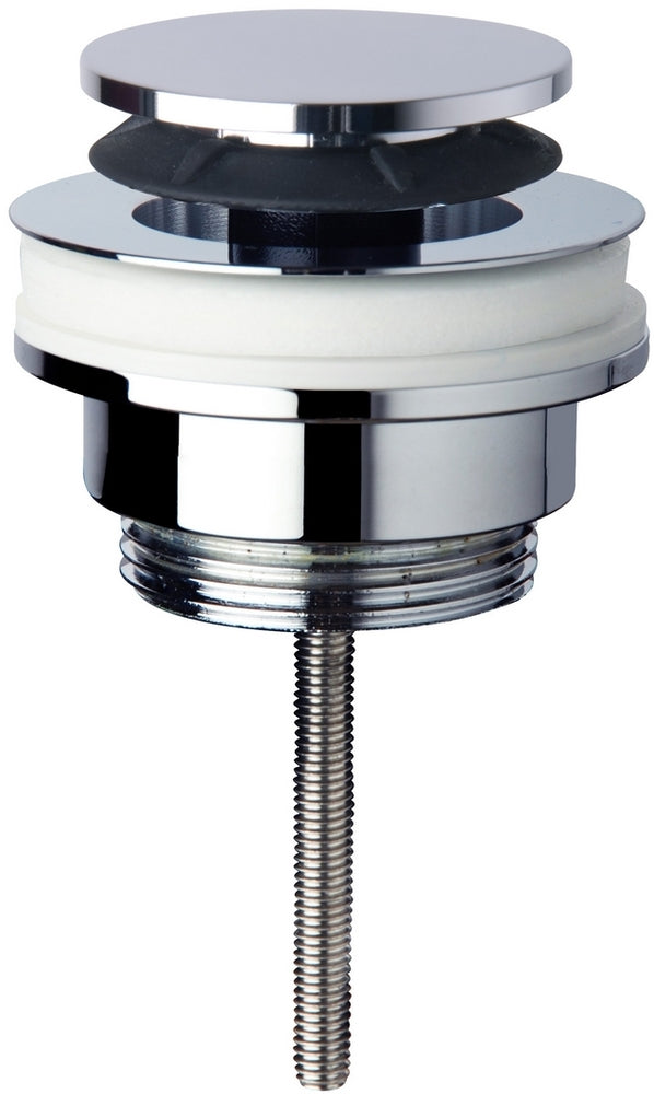 PILETTA A VITE CLICK-CLACK 1"1/4 CON TAPPO CROMATO Ø 63 mm