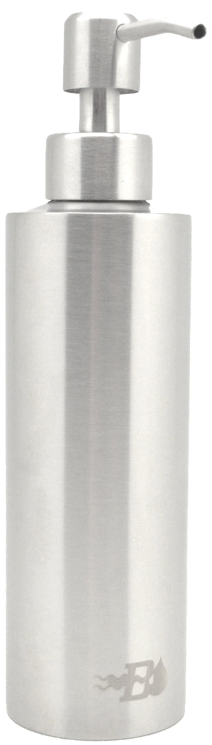 EROGATORE DI SAPONE LIQUIDO IN ACCIAIO CROMO SATINATO 250 ml