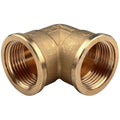 GOMITO IN OTTONE FEMMINA-FEMMINA 3/4"