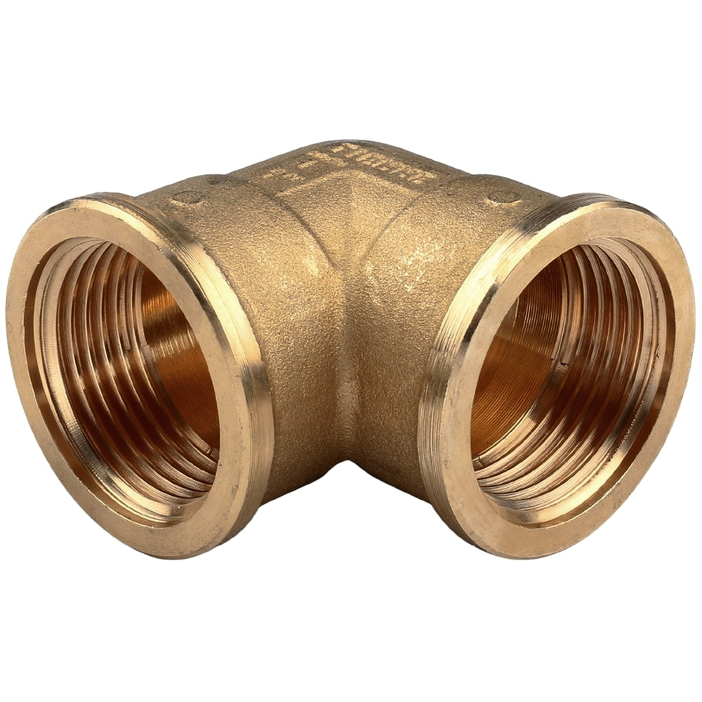 GOMITO IN OTTONE FEMMINA-FEMMINA 3/4"